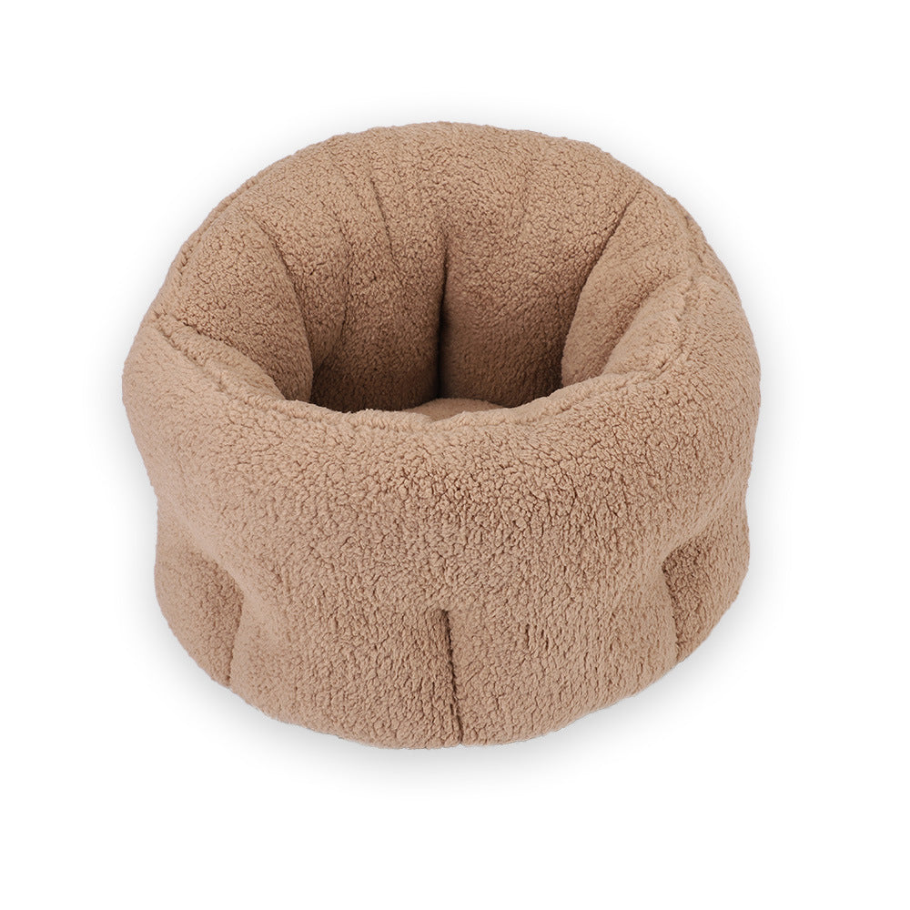 Washable Cotton Pet House – Calming Bed for Dogs & Cats Indoors - Small