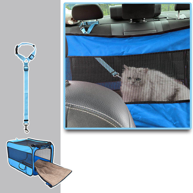 Pet Carrier Bag with Locking Safety Zippers - All Cat and Dog Breeds